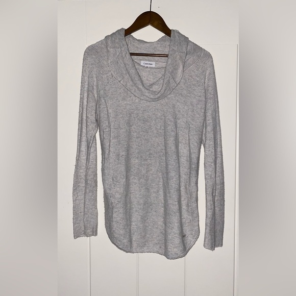 Calvin Klein Cowl Neck Sweater Wool Blend Outdoor Winter Warmth Women M - Picture 6 of 7